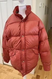 Vintage Alpine Design Boulder, CO piumino d’oca puffer jacket uomo grande senza cerniera - Foto 1 di 7