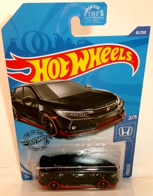 Honda Civic Type R #81/250 Hot Wheels 2020 1:64 HW negro 2018 Foto 1 de 4