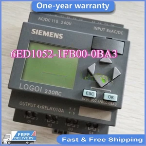  6ED1 052-1FB00-0BA3 Used Siemens LOGO 230RC 6ED1052-1FB00-0BA3 Good Condition - Picture 1 of 5