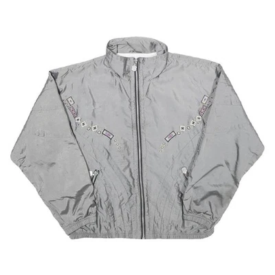 KAELIN Womens Grey Nylon Jacket S Zip Plain Lightweight Polyester - Image 1 of 4