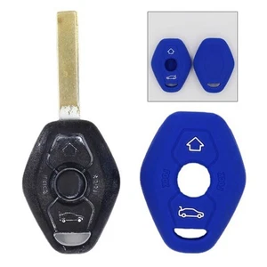 Premium Silicone Remote Key Cover For BMW 3 5 7 For Z3 Z4 X3 For E38 E39 - Picture 1 of 12