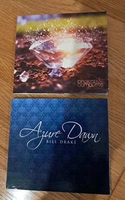 BILL DRAKE 2 x CDs  Azure Dawn + Broken & Complete  EX / EX - Image 1 of 2