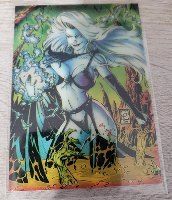 1994 LADY DEATH CHASE CARD Number 4 - Image 1 of 3