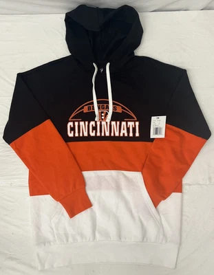 Cincinnati Bengals Women's M Block and Tackle Pullover Hoodie Z831 - Image 1 of 3