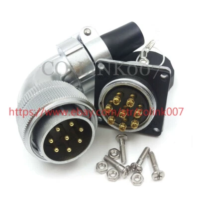 WEIPU WS28 8Pin Waterproof Connector, 25A Aviation Bulkhead Connector Plug - Image 1 of 4