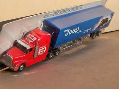 Diecast metal 1:87 2004 Italeri Fabbri MACK TRACTOR ARTICOLATED TRUCK JEEP ADVER - Immagine 1 di 4