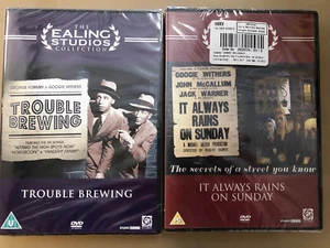 Ealing Studios collection -It Always Rains on Sunday + Trouble Brewing 2 x dvds - Picture 1 of 4