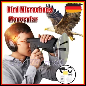 Geräuschverstärker 100 Meter Richtmikrofon Zieloptik 8 Sek. Aufnahme Abhörgerät - Bild 1 von 15