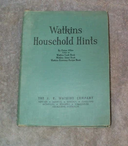 J R Watkins Company Household Hints, by Elaine Allen 1941 4th Metal Spiral Bndng - Picture 1 of 2