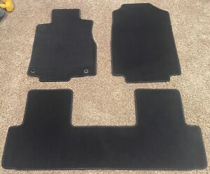 2012 2013 2014 2015 2016 Honda CRV OEM Floor Mats black PP PET SBR PE 3 PC Set