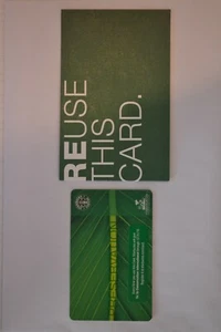 Starbucks Geschenkkarte 2009 "Preservation" mit Hülle ohne Guthaben NEU Zustand  - Bild 1 von 5