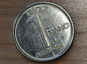 1996 Belgium 1 Franc French text Albert II - Picture 1 of 2
