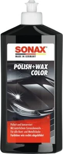 SONAX Polish + Wax Color Blue (500 ml) Polish with Blue Color Pigments and - Picture 1 of 12
