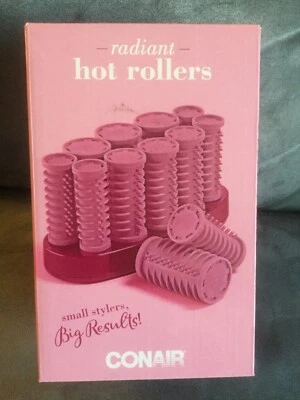 CONAIR RADIANT HAIR HOT ROLLERS (MULTI SIZE, SMALL, MEDIUM & LARGE) - NEW IN BOX - Image 1 of 2