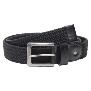 Element Caliban Mens Belt Leather - Flint Black All Sizes Stretch Fit - Picture 1 of 2