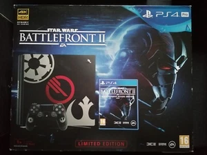 PS4 Pro PlayStation 4 Pro Console Star Wars Battlefront II Limited Edition - Picture 1 of 6