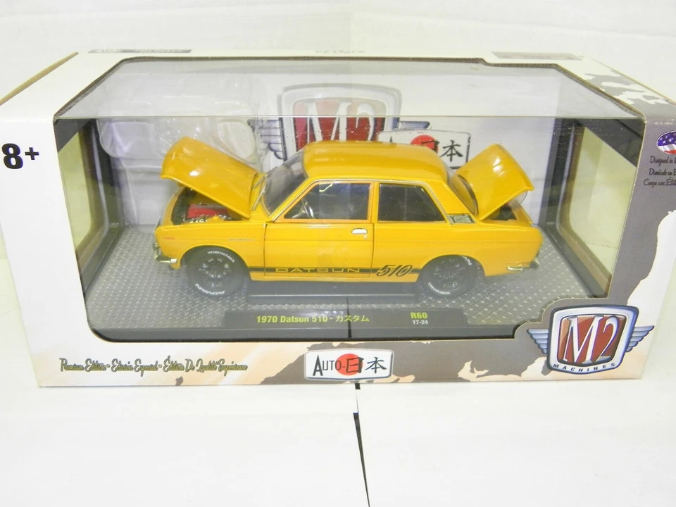 Máquinas M2 1/24 1970 Datsun 510 naranja ¡¡NUEVO EN CAJA!!! Foto 1 de 3