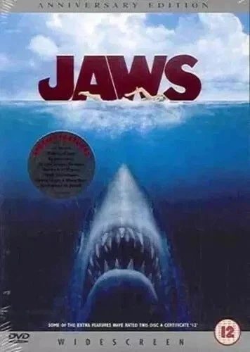 Jaws Anniversary Edition Dvd, Steven Spielberg, Widescreen, Movie Film To Clear - Image 1 of 1
