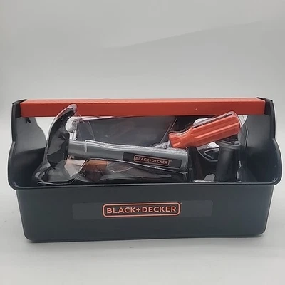 BLACK AND DECER JUNIOR МОЙ ПЕРВЫЙ ЯЩИК ДЛЯ ИНСТРУМЕНТОВ ДЕТСКАЯ ИГРУШКА ОТ JAKKS PACIFIC НОВАЯ - Изображение 1 из 4