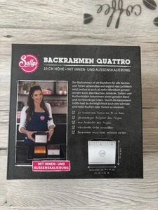 Sallys Backrahmen Quattro * 10 cm Höhe * neu - Bild 1 von 5