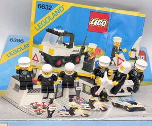 Lego 6386 & 6632 Legoland Instruction Manual, Motorbike & 6 Police Minifigures - Picture 1 of 11