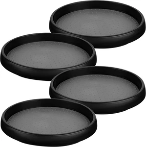 10 Pollici Lazy Susan (Set di 4) - Armadio Giradischi Antiscivolo per Massimizzare lo Stoccaggio - Foto 1 di 12