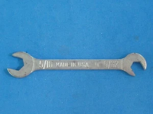 VINTAGE OPEN END WRENCH 5/16 - 9/32 MADE IN USA ULTRA THIN - Picture 1 of 4