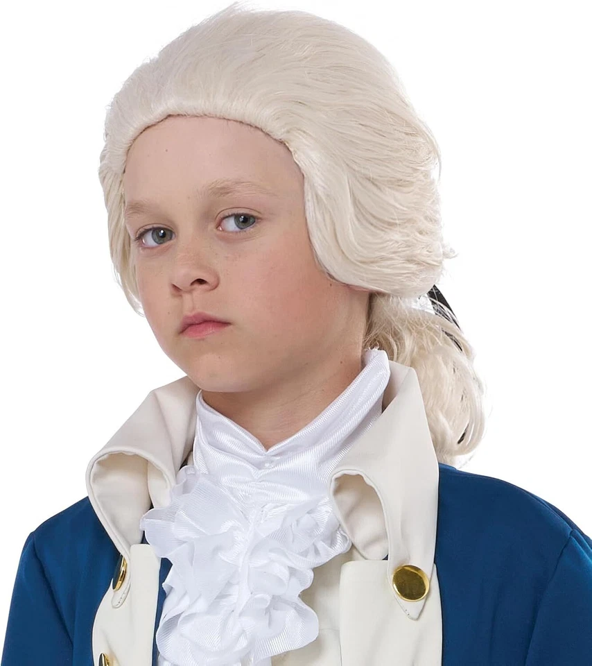 Alexander Hamilton парик колониальный карнавальный костюм вверх Хэллоуин костюм аксессуар для взрослых - Изображение 1 из 1