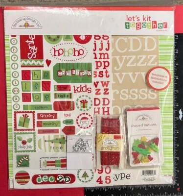 2005 Doodlebug Designs inc Christmas Scrapbook Kit Cynthea Sandoval - Image 1 of 3