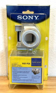 NEW NIB VINTAGE HTF SONY CYBERSHOT VAD-PEA LENS ADAPTOR FOR DSC-P92/P72