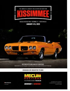 1970 PONTIAC GTO JUDGE RAM-AIR IV CONVERTIBLE ~ GREAT AUCTION AD - Picture 1 of 1
