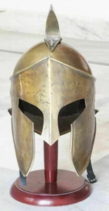 300 Spartan King Leonidas Movie Roman Replica Helmet With Stand Medieval Stylish - Picture 1 of 12