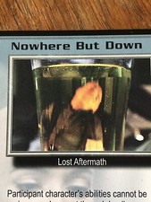 NOWHERE BUT DOWN PSI CORPS BABYLON 5 CCG RARE CARD NEAR MINT NEVER PLAYED WITH