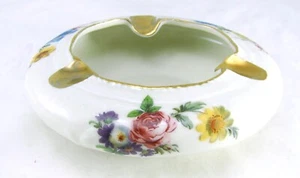 Rosenthal Germany Floral Ashtray 5" x 1 1/2" - Picture 1 of 7