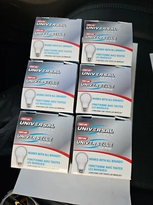 Juego de 6 bombillas LED para puerta de garaje Genie Title 20 A19 E26 (medianas) blanco cálido 60 vatios Foto 1 de 4