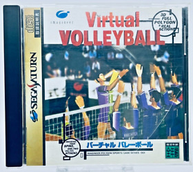 Virtual Volleyball Sega Saturn Japan Region Collectable Vintaqge Game Japanese