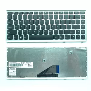 25204769 FOR Lenovo Ideapad U310 Laptop US English Keyboard Silver - Picture 1 of 2