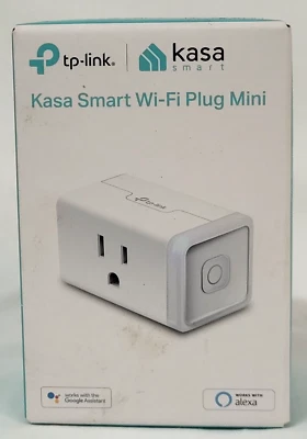 NEW in BOX TP-LINK Kasa Smart Wi-fi Plug Mini - White (HS105)  Single Outlet - Изображение 1 из 3