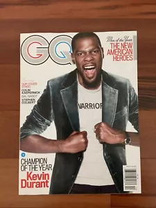 GQ MAGAZINE DEC'17/JAN'18, CHAMPION OF THE YEAR KEVIN DURANT. - Picture 1 of 2