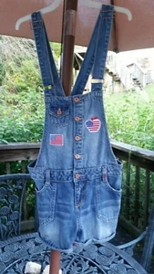 LEI Girls large Americana Overalls shorts - Picture 1 of 4