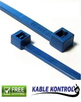 Kable Kontrol Metal Detectable Nylon Cable Ties - 100 Pcs/Pack