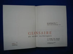 Glossaire des termes techniques à l'usage des lecteurs de La Nuit des - Picture 1 of 1
