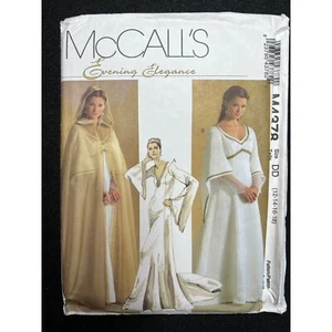 McCalls Evening Elegance Pattern M4378 Misses Cape Lined Dress Size 12-18 FF - Imagen 1 de 4