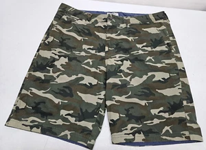 Flag & Anthem Men Size 40 (40x10) Camo Chino Shorts Flat Front Camoflauge Shorts - Picture 1 of 5