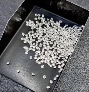 39 Pcs Loose CVD Lab-Grown Diamond 1.90 mm Round D to F - IF Certified Diamond - Picture 1 of 6