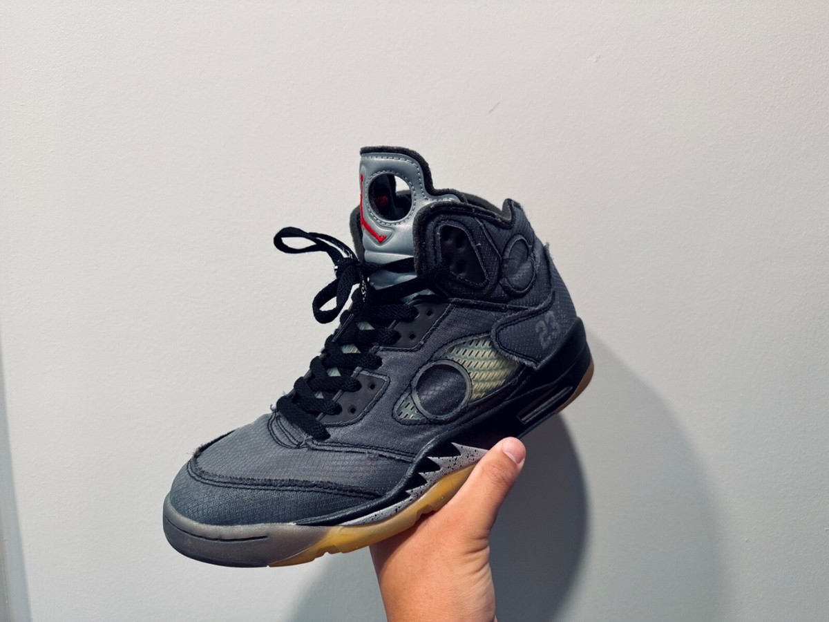 Jordan 5 Retro SP x Off-White Mid Muslin for Sale Jordan 5 Retro SP x Off-White Mid Muslin for Sale