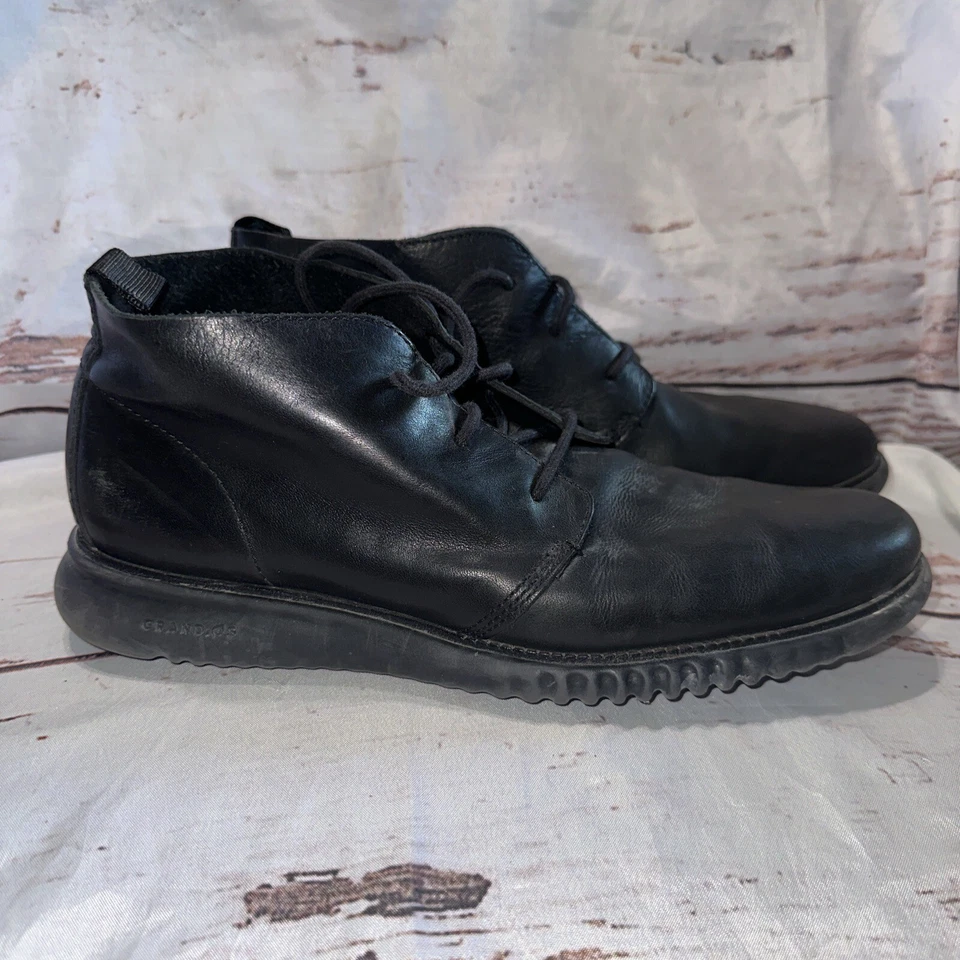 Bota Cole Haan Masculina 2.ZeroGrand Chukka Estilo Preto C26198 - Imagem 1 de 4