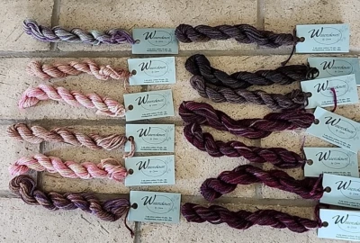 13 Skeins Watercolours By Caron Handpainted Tread...10 yards - Image 1 of 4