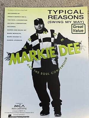 1992 TYPICAL REASONS (Swing My Way) Sheet Music PRINCE MARKIE DEE by Morales - Image 1 of 3