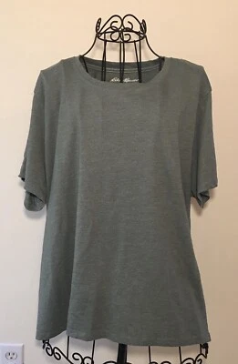 Camiseta Eddie Bauer Myraid Manga Corta Cuello Redondo, Verde Mineral, 2XL Foto 1 de 4